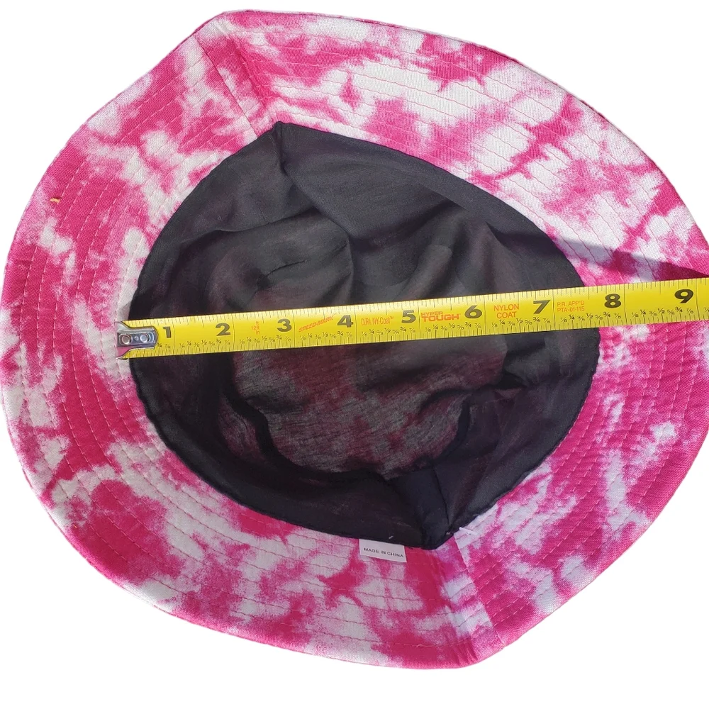 NWOT Girls Bundle Tye Dye Bucket Hat & Hair Bows 5 Pack